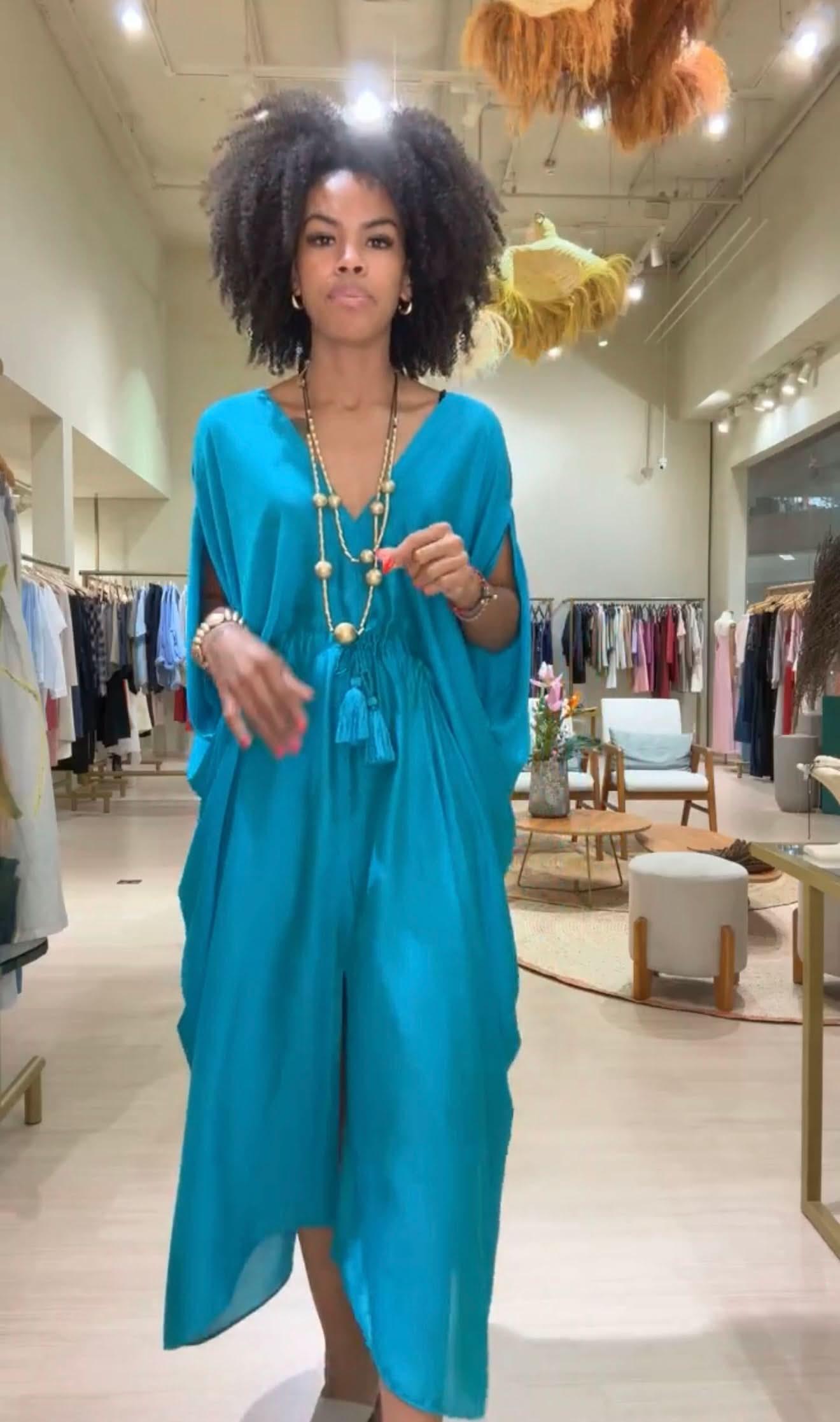 Kaftan Sardenha Verde Ezildinha