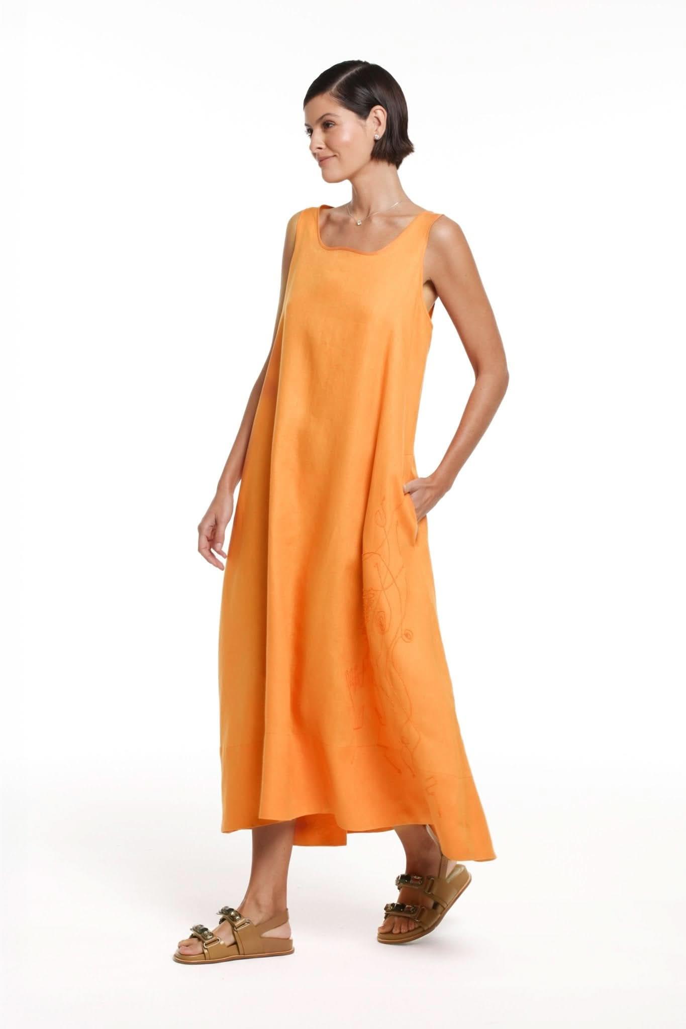 Vestido Marion Laranja Número Dez
