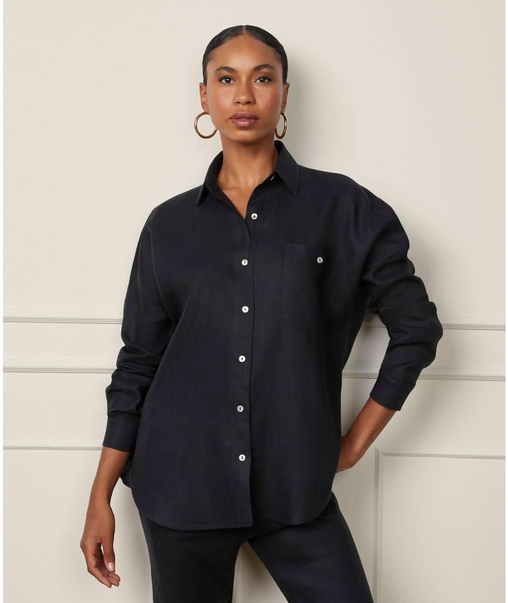 Camisa Glaucia Preta Souq