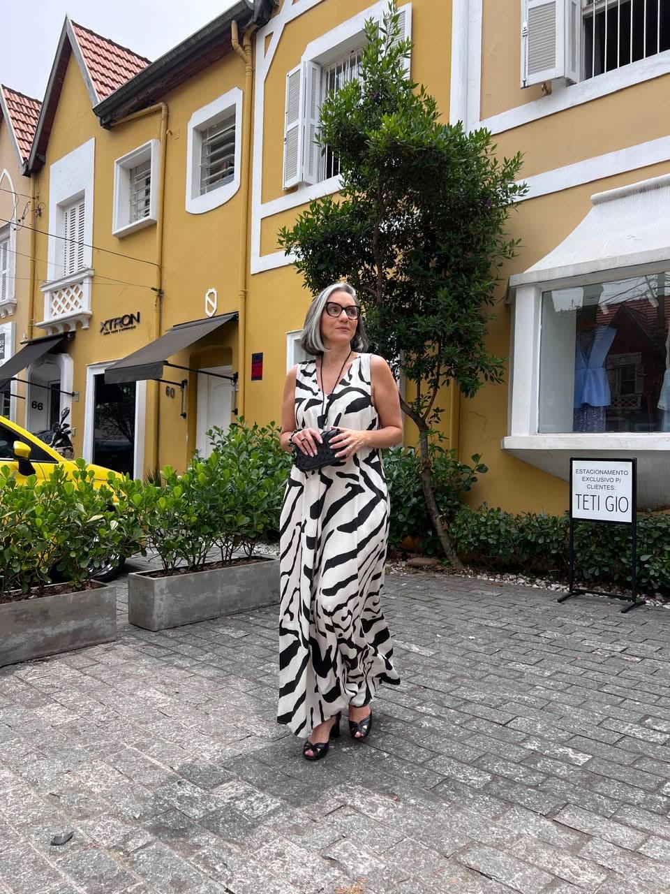 Vestido Pregas Ezilda EZILDINHA