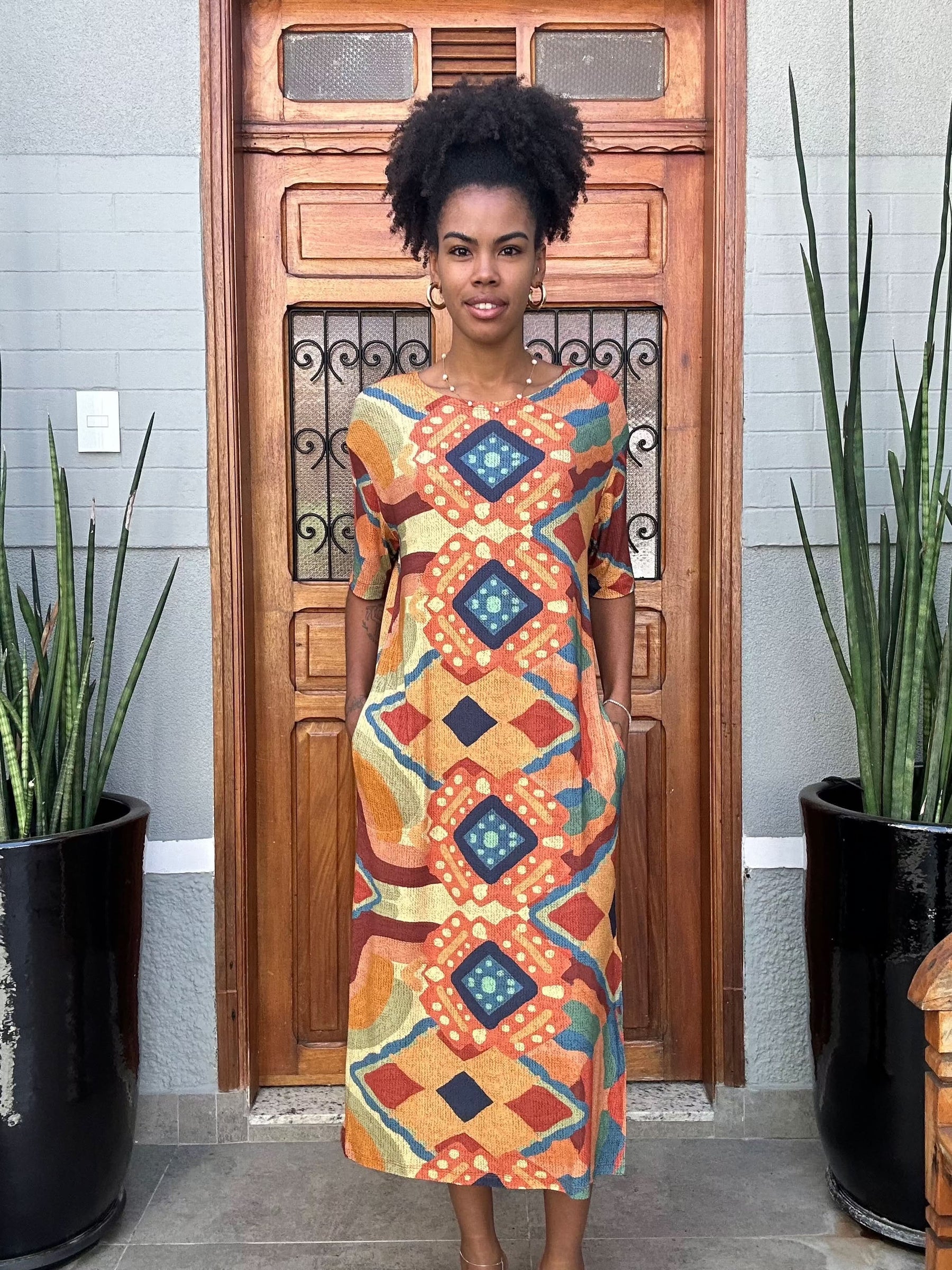 Vestido Amarílis Trama Gistel