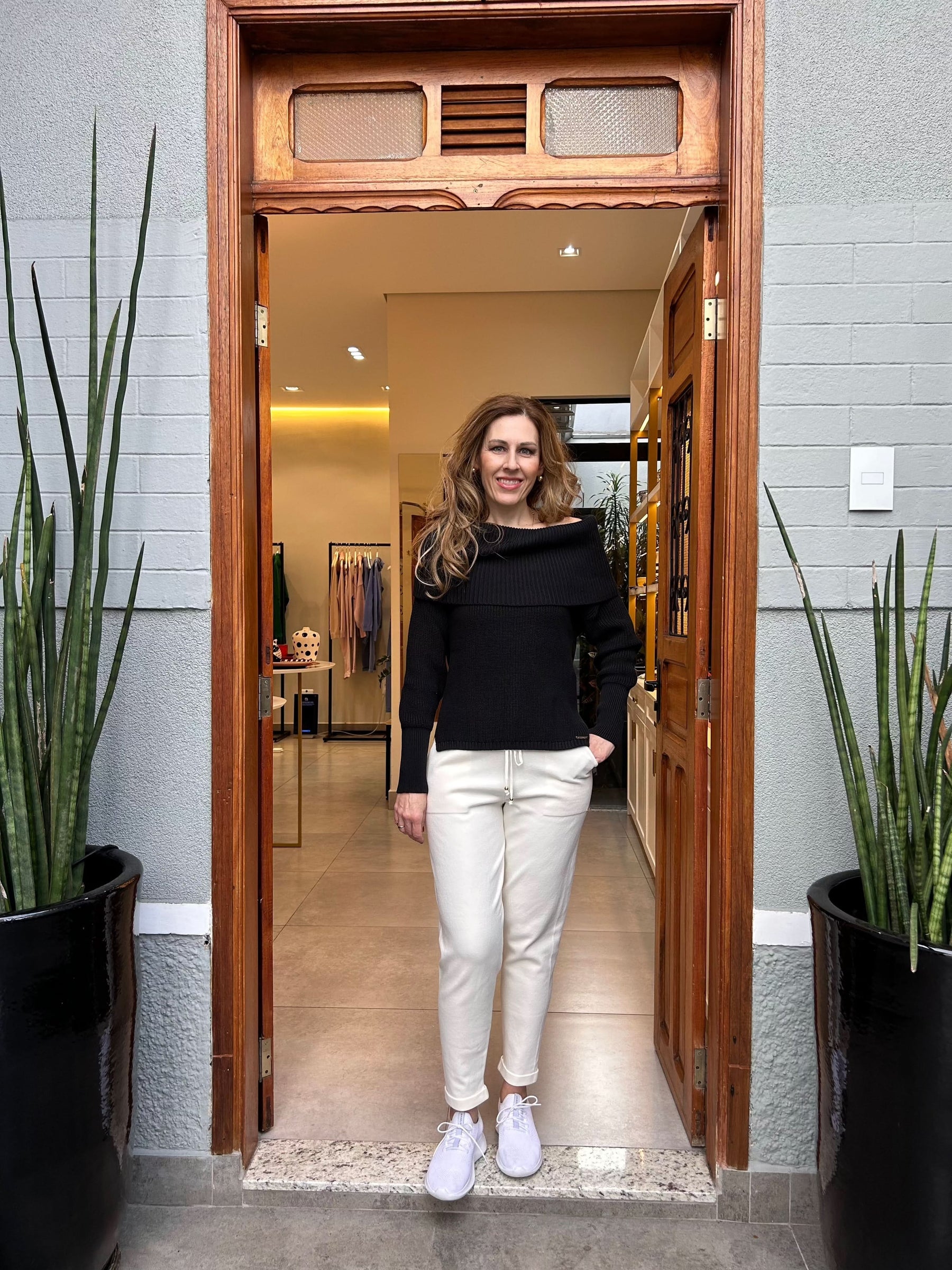 Blusa Dinamarca Preta Anselmi