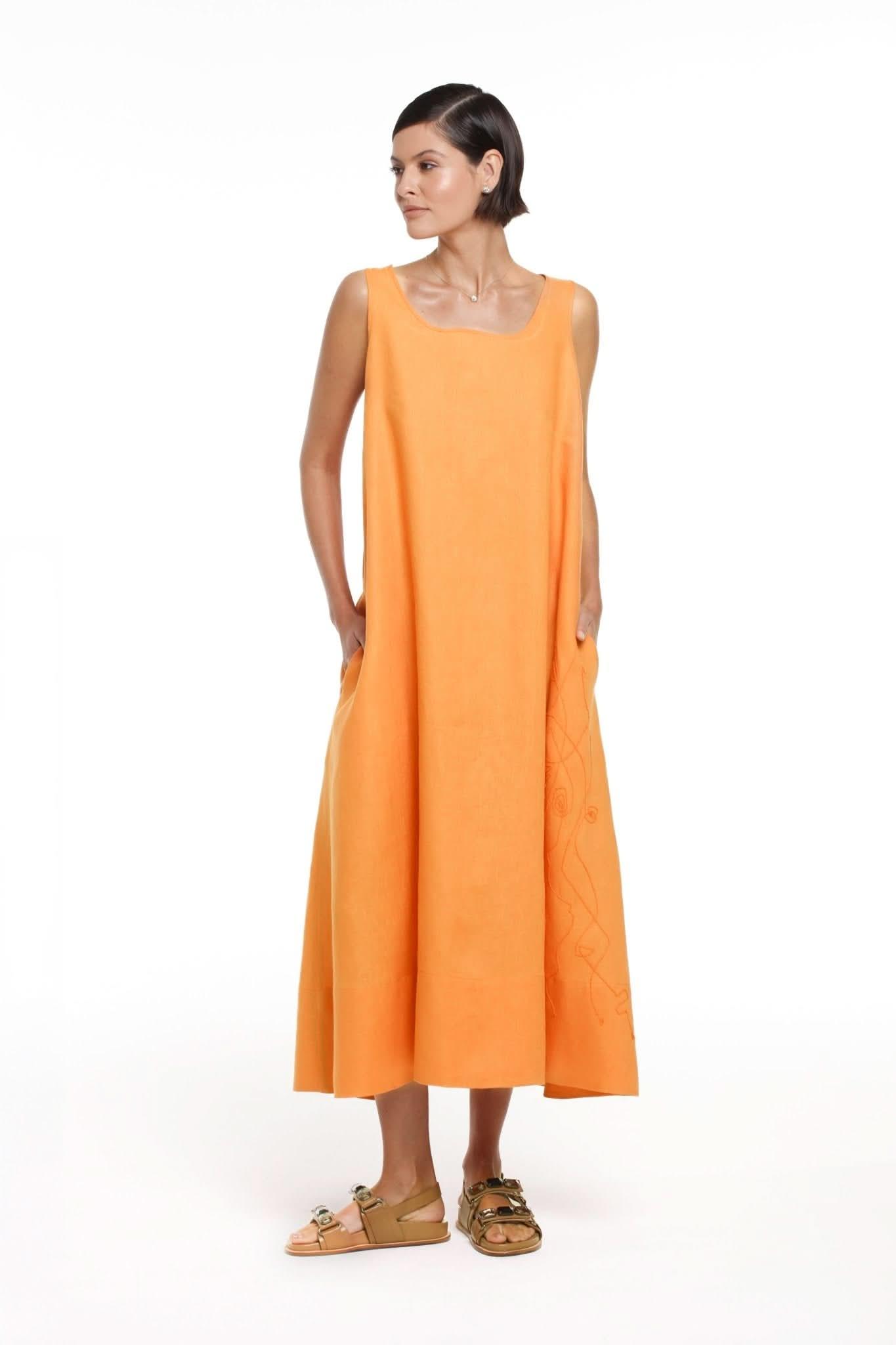 Vestido Marion Laranja Número Dez