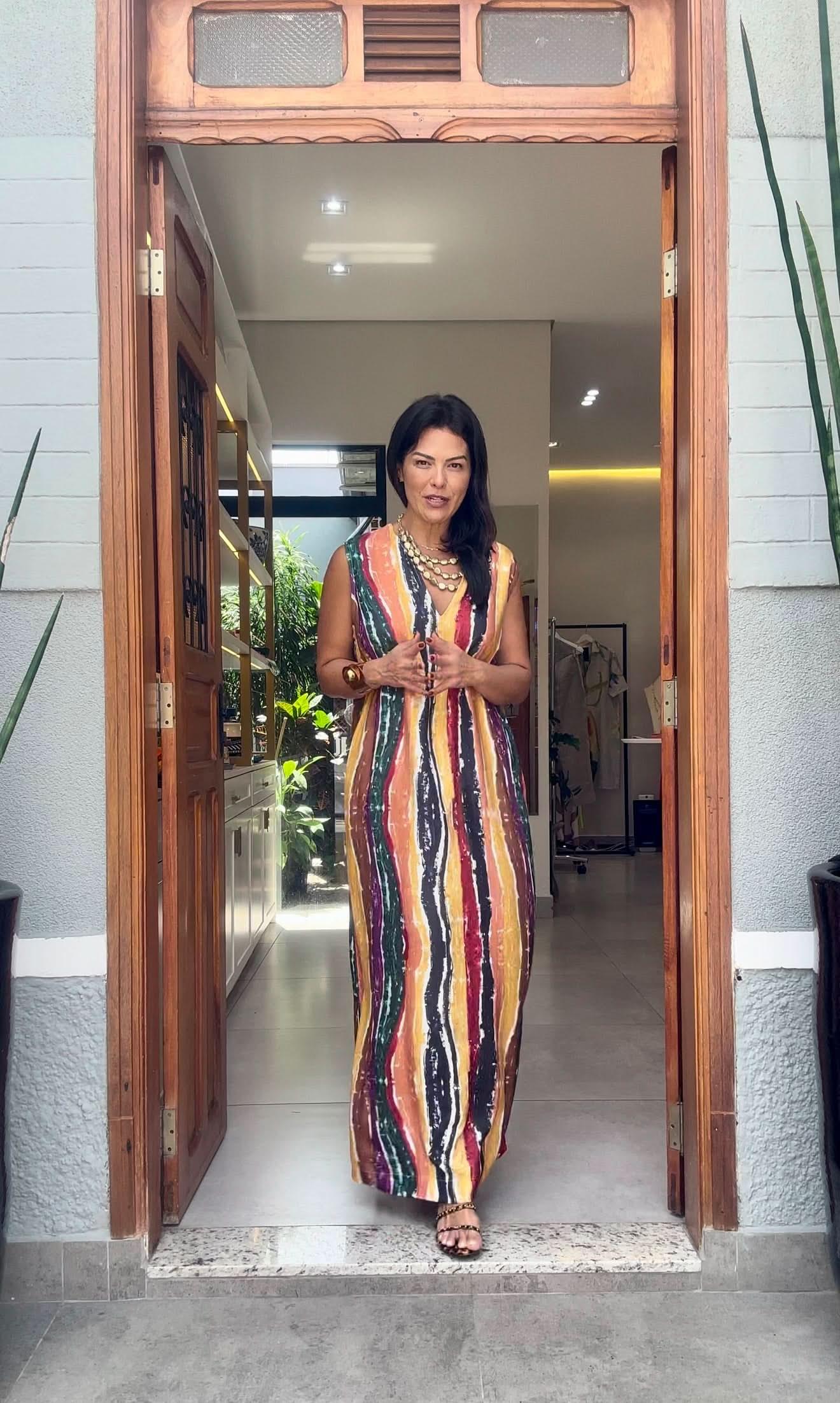 Vestido Longo Marrakech Una