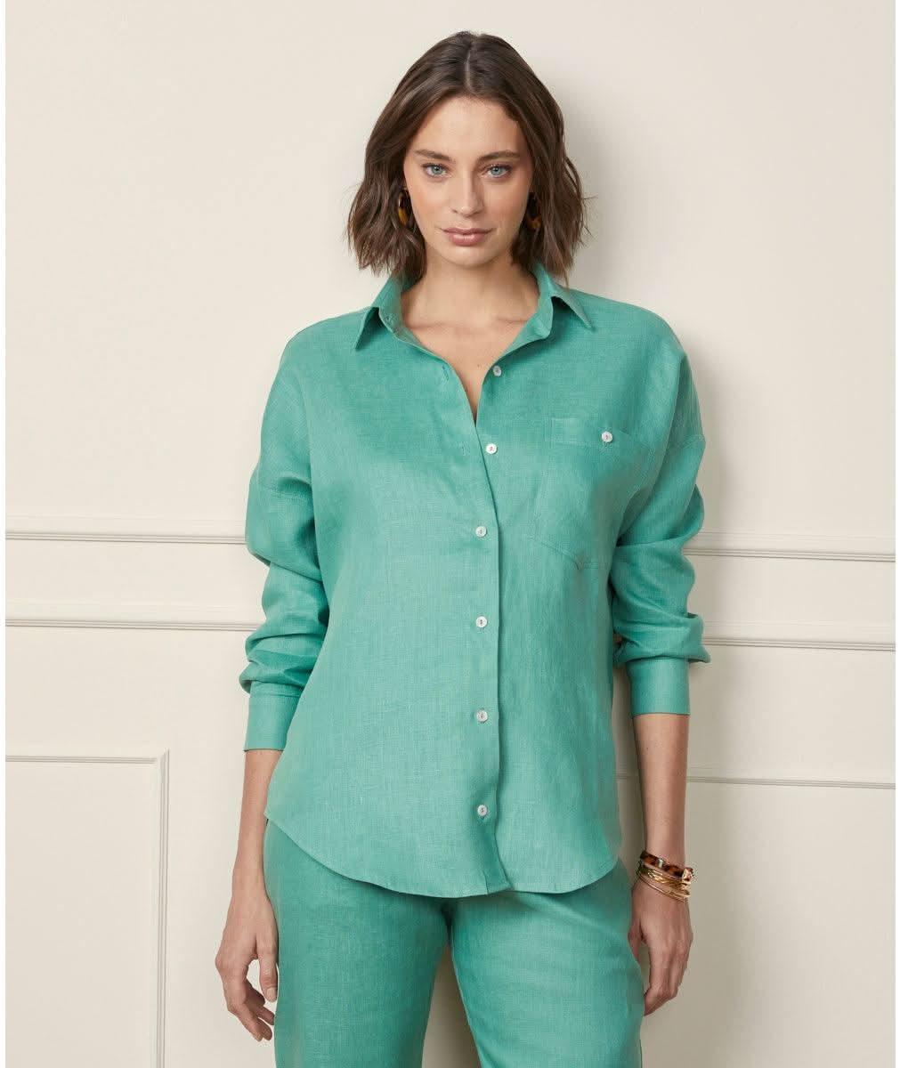 Camisa Glaucia Verde Claro Souq