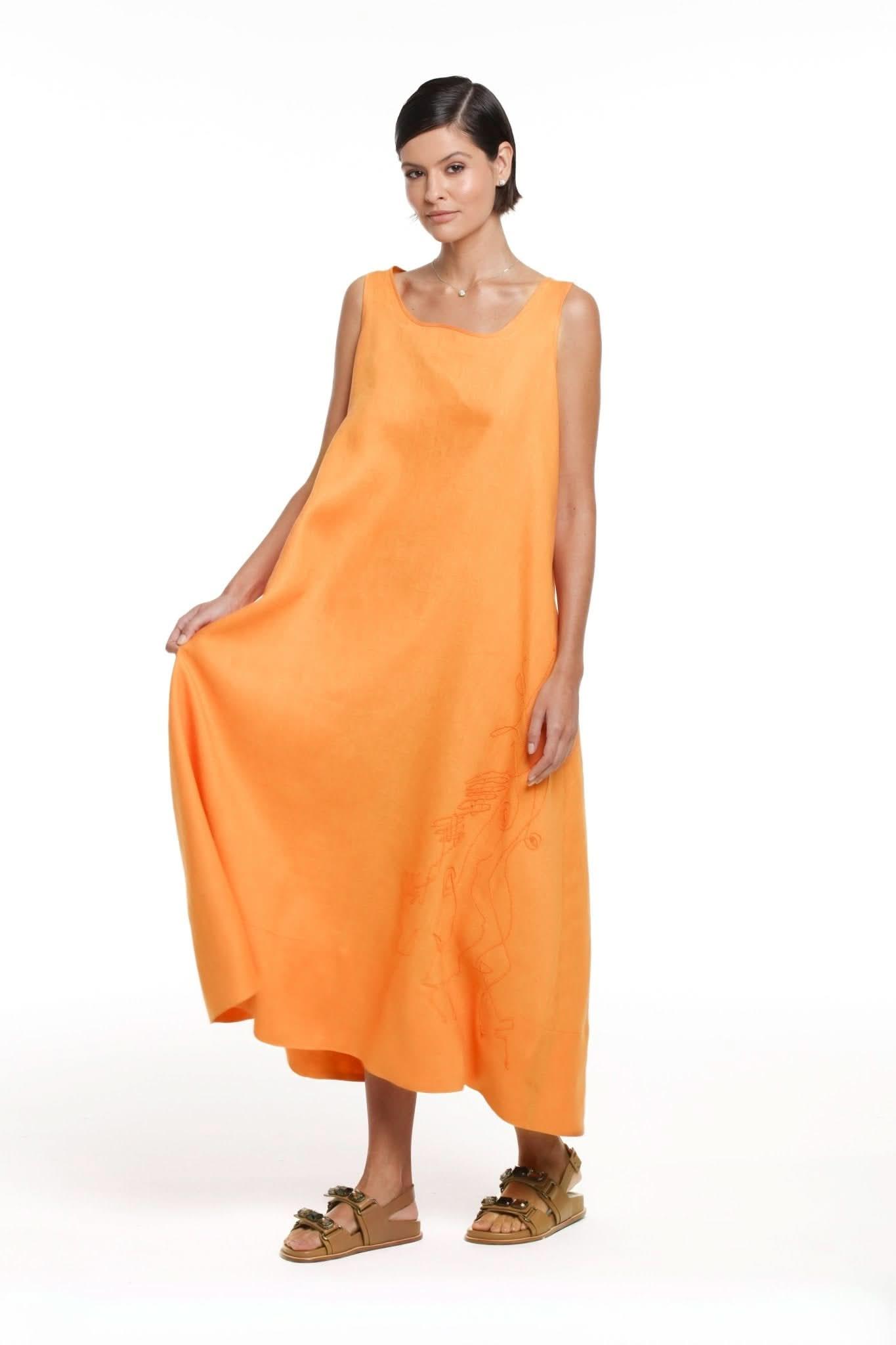 Vestido Marion Laranja Número Dez