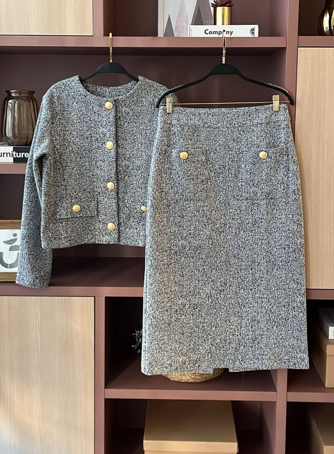 Conjunto Jade Malha Tweed River