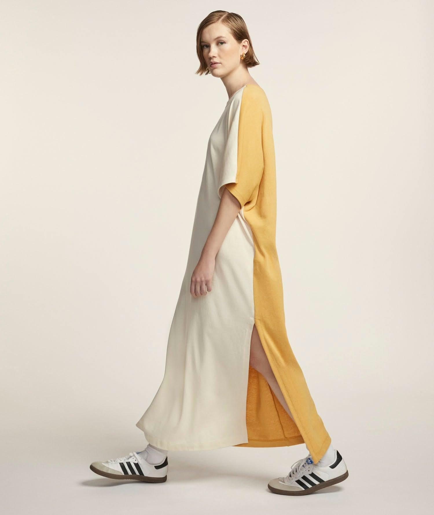 Vestido Longo Coralina Cáqui Souq
