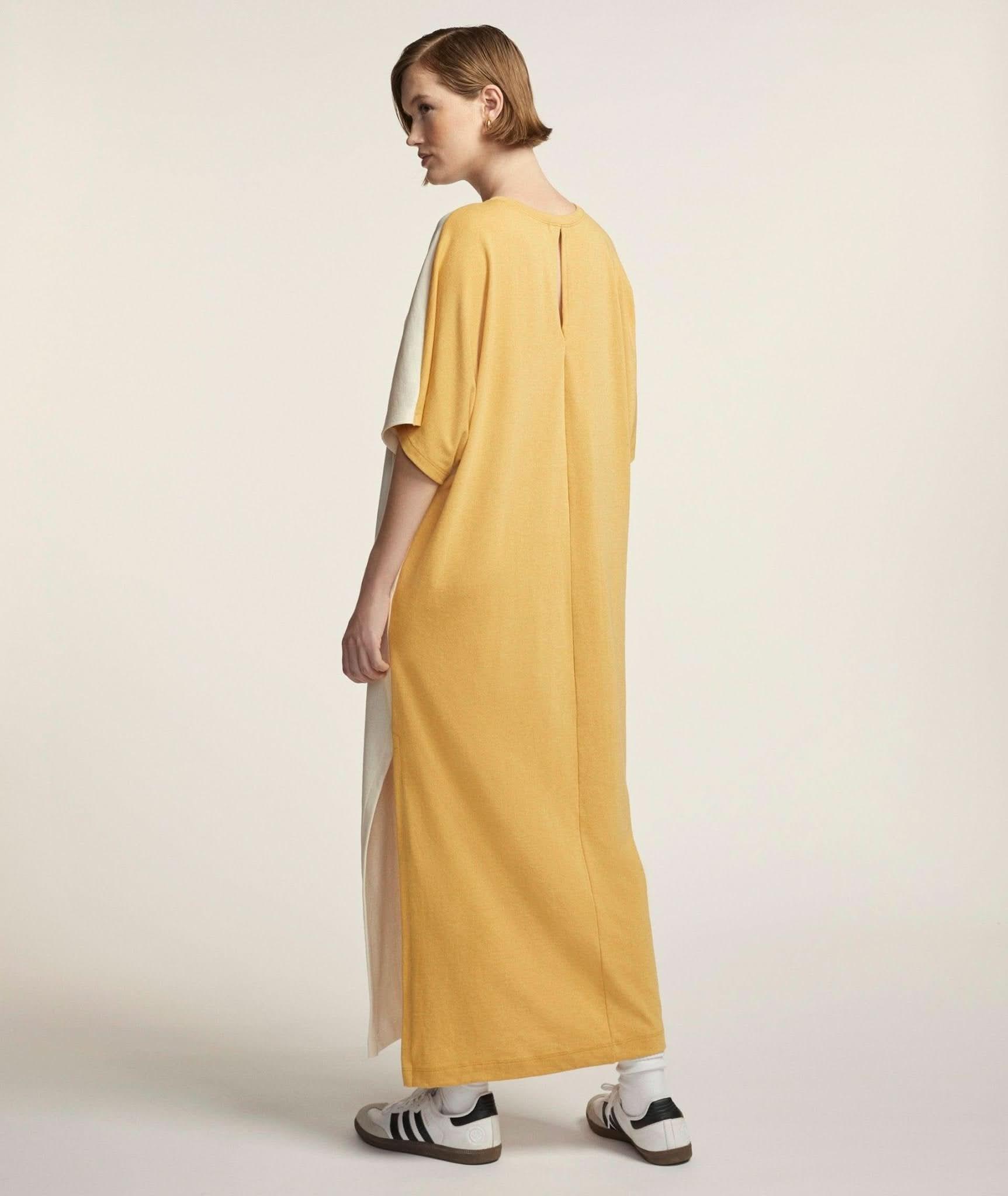 Vestido Longo Coralina Cáqui Souq