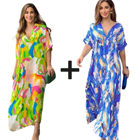 [COMPRE 1, LEVE 2] Vestido Longo Veranna + Bolsa de Brinde