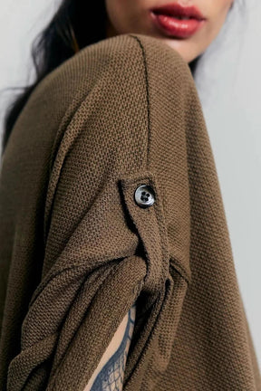 Blusa G Alheta Tricot Oliva UNA