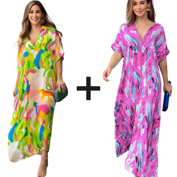 [COMPRE 1, LEVE 2] Vestido Longo Veranna + Bolsa de Brinde