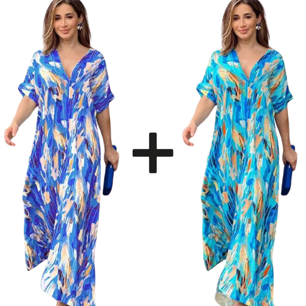 [COMPRE 1, LEVE 2] Vestido Longo Veranna + Bolsa de Brinde