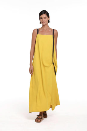 Vestido Nina Açafrão Número Dez