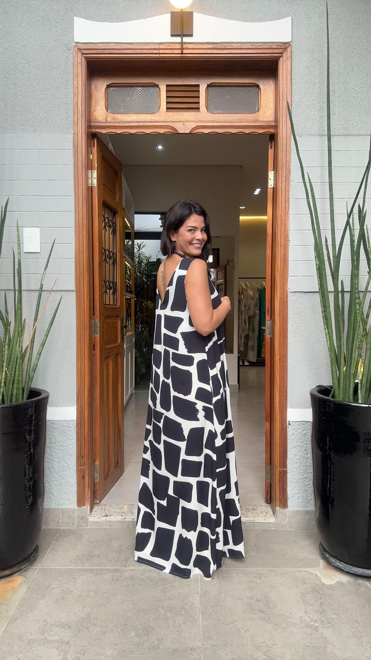 Vestido Stones Black Ezildinha