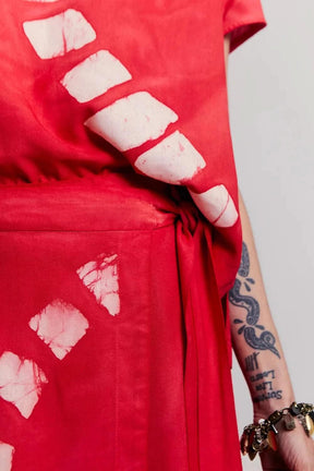 Saia Envelope Batik Trilha UNA