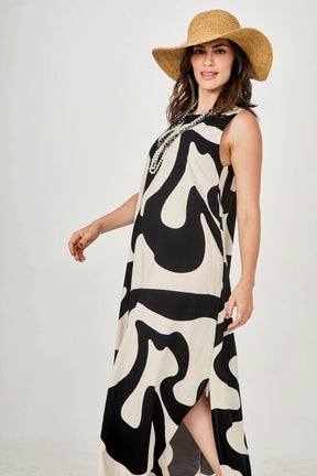 Vestido Waves Black Ezildinha