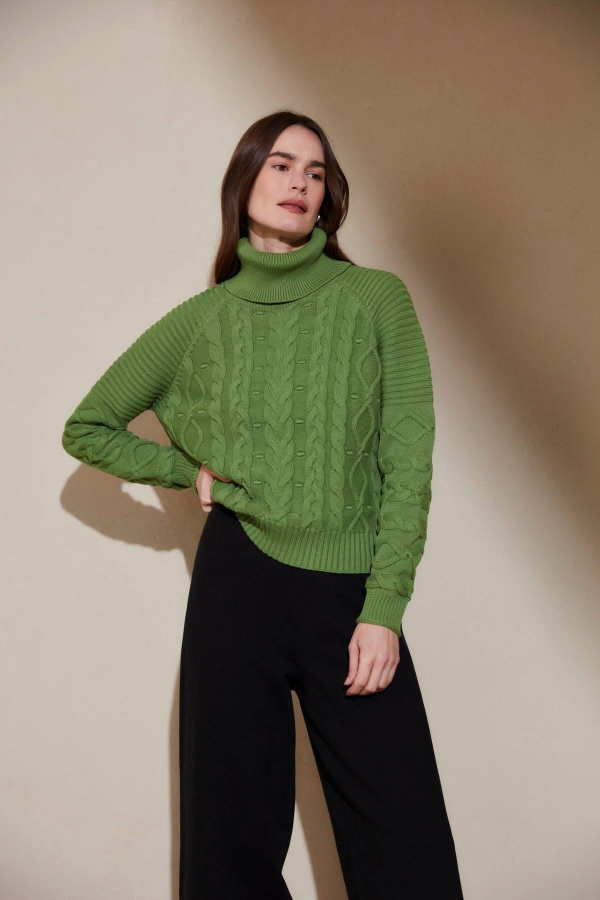 Blusa Áurea Verde Ambicione by Anselmi