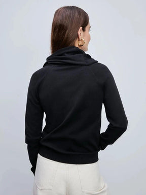 Blusa Básica Gola Alta Preta Ambicione by Anselmi
