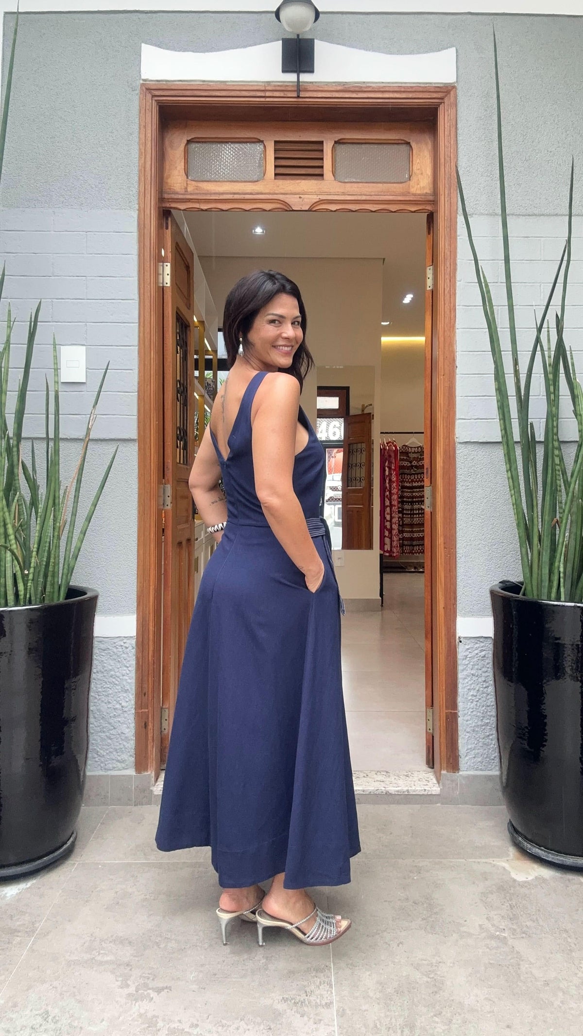 Vestido Leiria Marinho Seiki