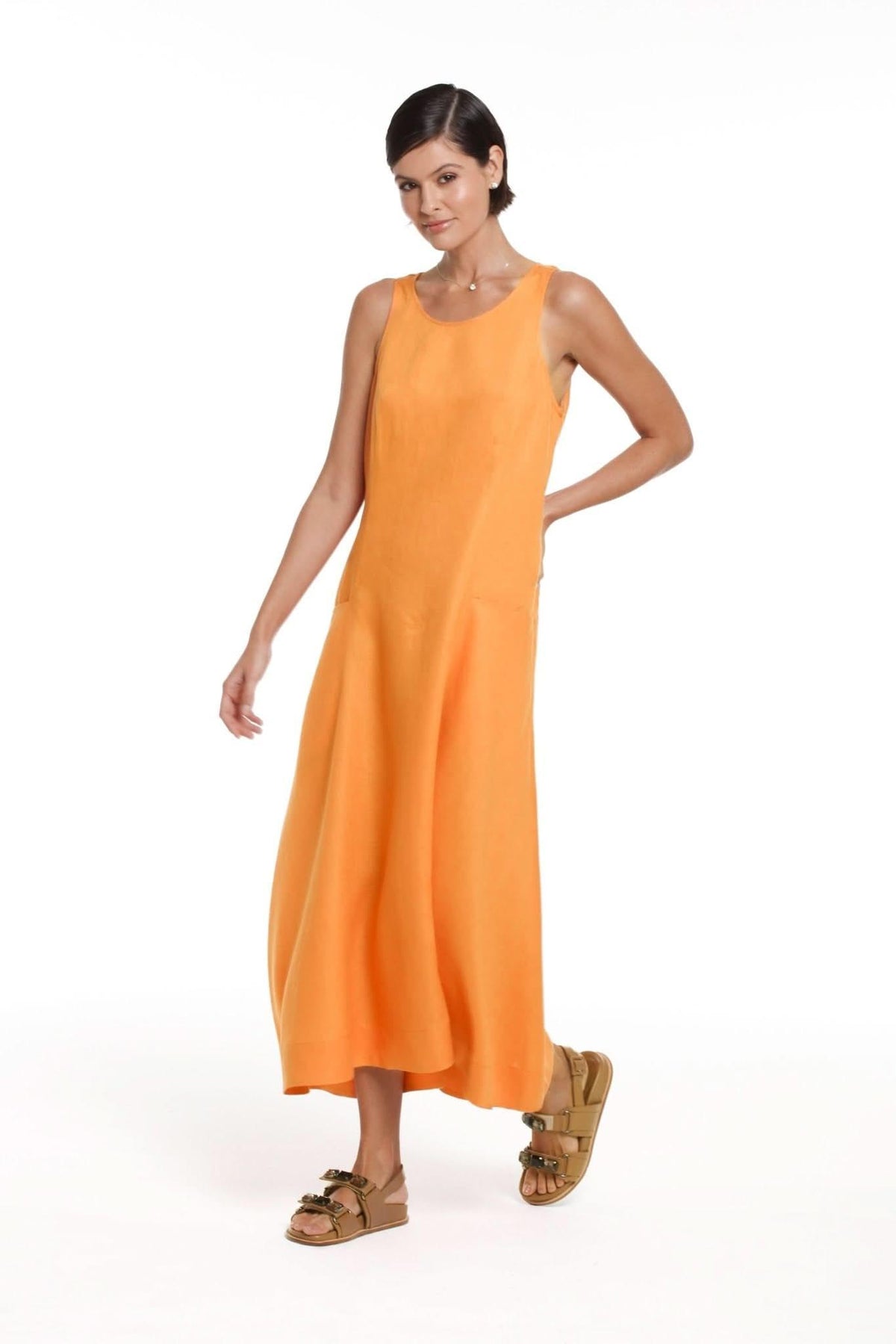 Vestido Patricia Laranja Número Dez