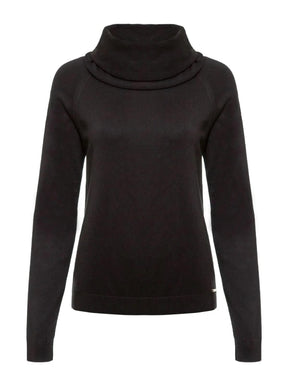 Blusa Básica Gola Alta Preta Ambicione by Anselmi