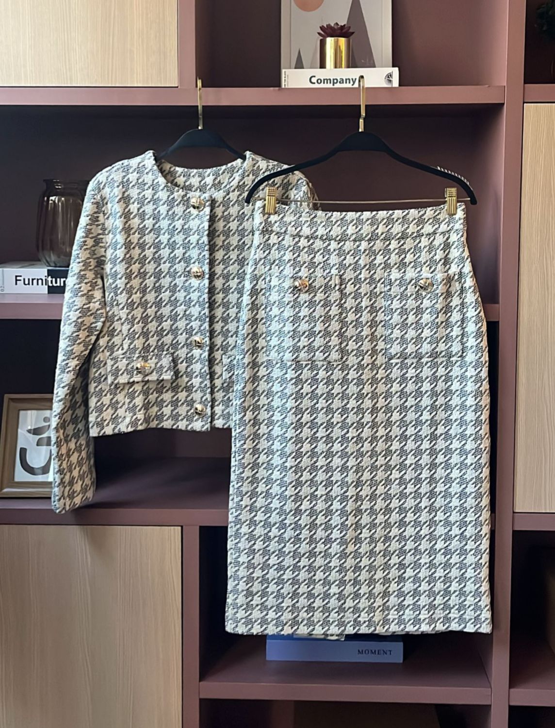 Conjunto Vanessa Malha Tweed