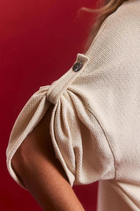 Blusa G Alheta Tricot Cru UNA