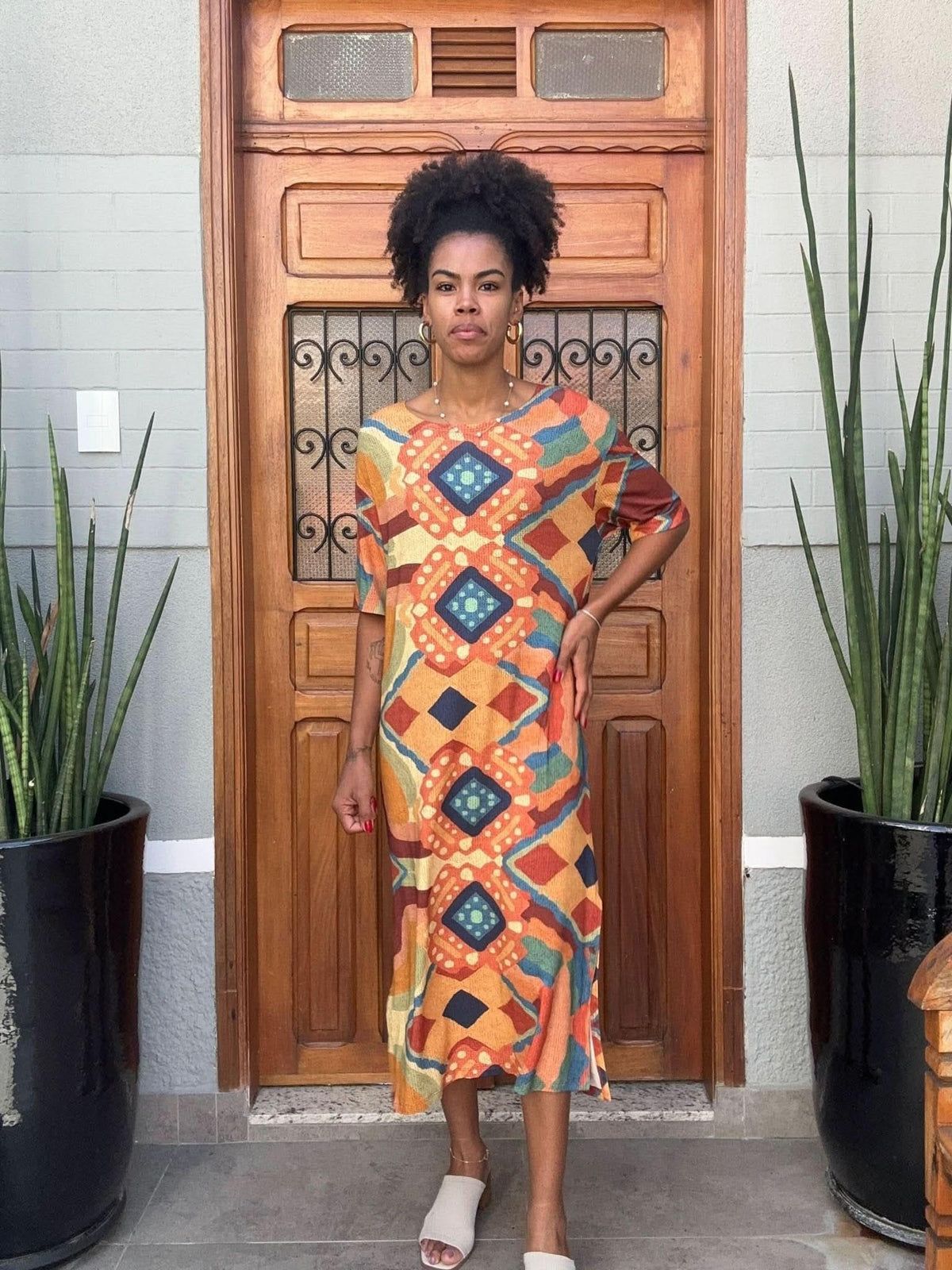 Vestido Amarílis Trama Gistel