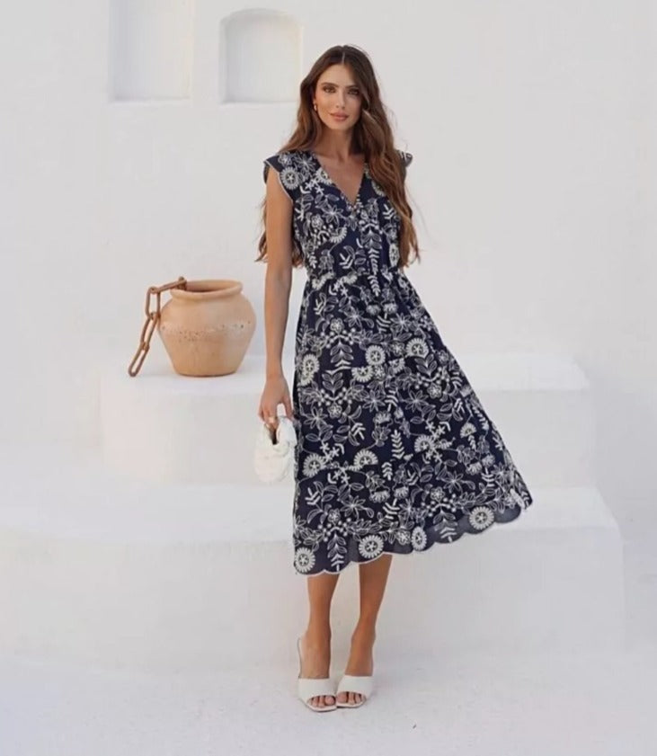 Vestido Amanda Bordado (Forro)