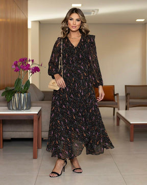 Vestido Amelia Chiffon Floral