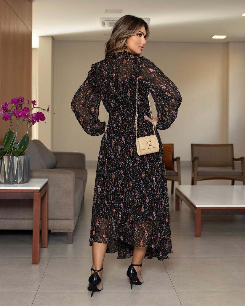 Vestido Amelia Chiffon Floral